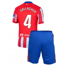 Atletico Madrid Conor Gallagher #4 Hjemmedraktsett Barn 2024-25 Kortermet (+ korte bukser)